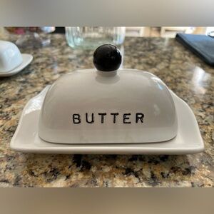 World Market butter dish